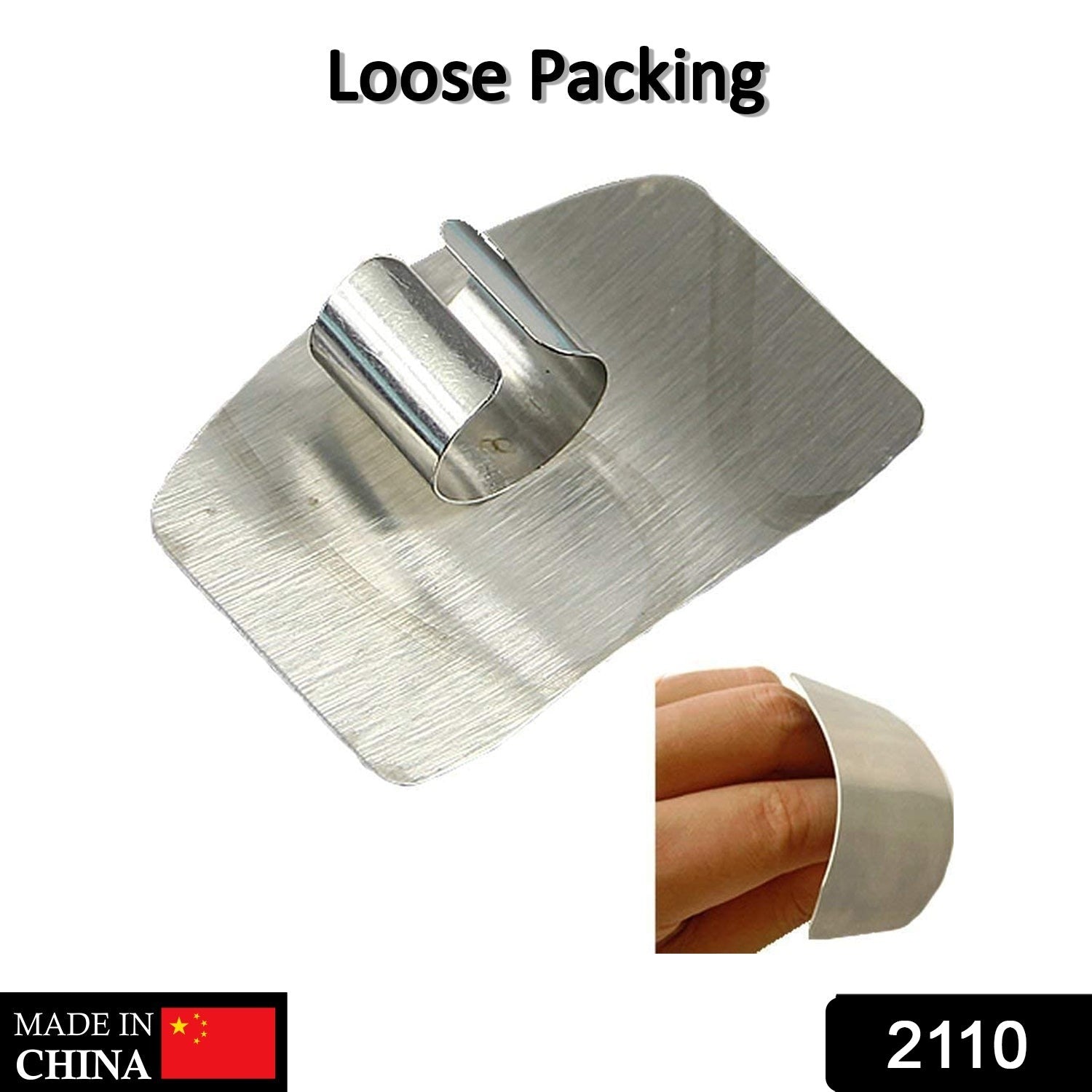Two finger grip cutting protector in stainless steel Two finger grip cutting protector in stainless steel